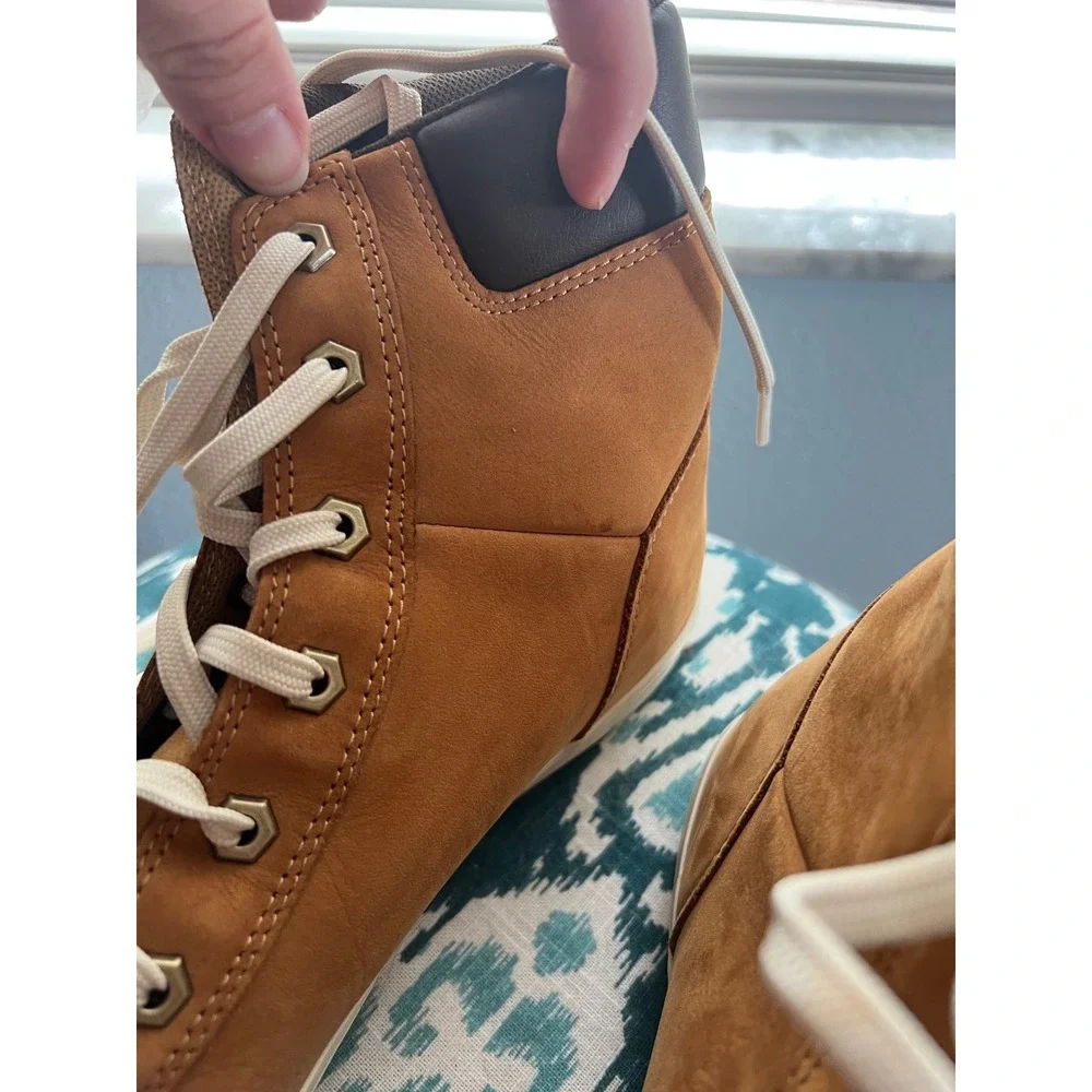 Timberland Leather Ankle Boots Casual Lace Up Comfortable Walking Shoes‎